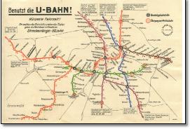 Berlin U-Bahn map 1933