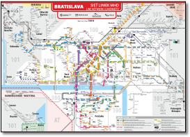 Bratislava Slovakia train rail map