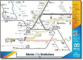 Bratislava City map Chris Smere
