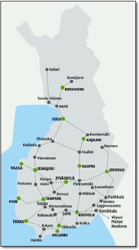 Latvian train rail map