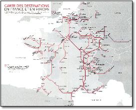 French rail map