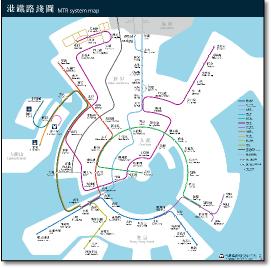 HK Railway Concentric Circle Map by Sameboatmap