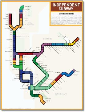 Independent Subway map