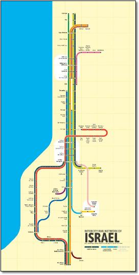 Israel train rail map IIsrael Chris Smere