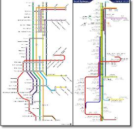 Israel train rail map