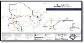 İstanbul İnşaat Halindeki Raylı Sistemler Haritası / Railway Network Map in Underconstruction