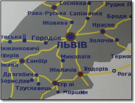 Lviv Ukraine rail train network map map