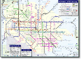 Melbourne rail tram map