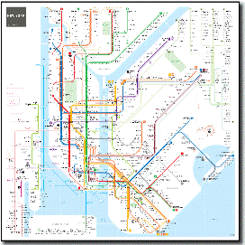 New York subway metro map
