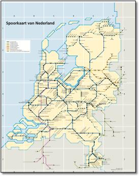Holland rail train map 2018