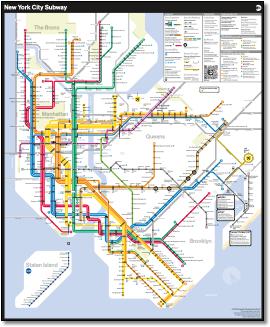 NY subway diagram 2025