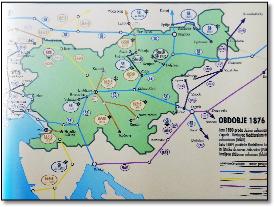 Slovenia train rail map