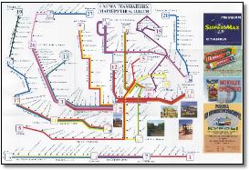 Ukraine Lviv tram map