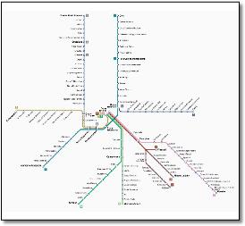 Italy train rail network map