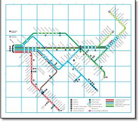 Cape Town rail map /  train / rail map