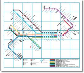 Durban rail map /  train / rail map