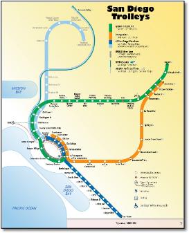San Diego trolleys map ted-rosenbaum