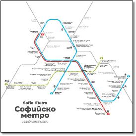 Sofia metro map Chris Smere