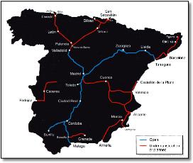 Spain HSL map