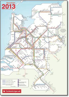 Holland rail train map