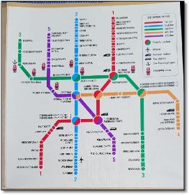 St Petersburg metro map photo from leaflet