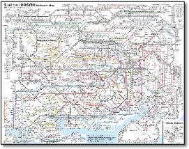 Tokyo network map