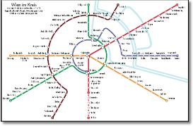Vienna train rail map u-bahn Max Roberts
