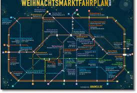 Berlin subway night map