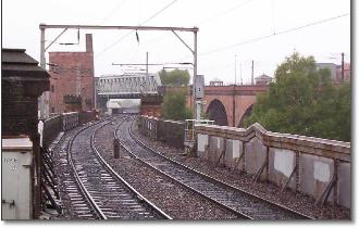 Edinburgh Waverley overhead line electrification OLE