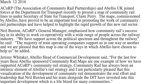 Community rail partnerships