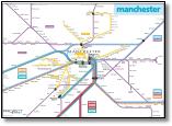 GMPTE Manchester rail / train map