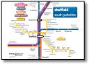 Edinburgh train / rail network map