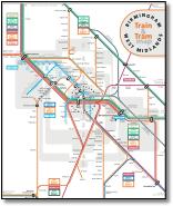 London Overground rail / train map