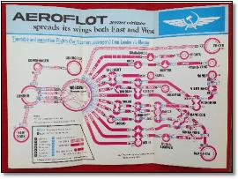 Aeroflot map