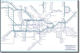 London Underground bicycle tube map 