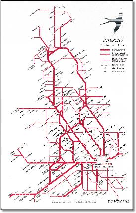 Inter City map 1993