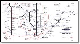 British Rail Eastern Region 1951 Harry Beck Map Traincrew
