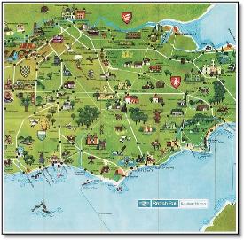 BR Southern map c1966