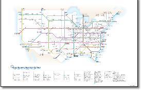 US Highway map