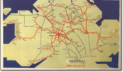 Central trains rail map 