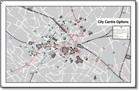 Birmingham Metro tram map