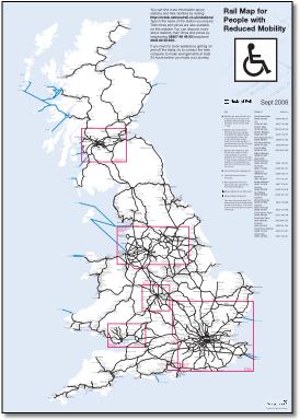 National Rail train map