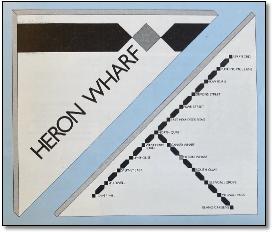 DLR Heron Wharf map 1984 Paul Ebbutt