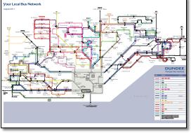 Dundee bus map