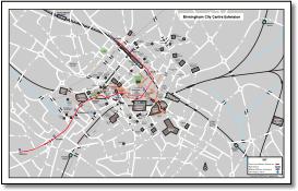 Birmingham Metro tram map