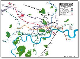 Franco Signs London tube map Max Roberts