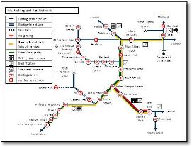 Birmingham metro tram map