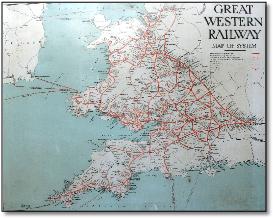 Great Western Railway map