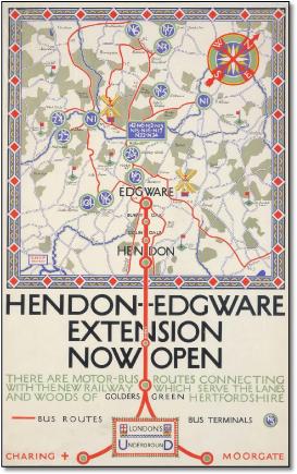 Hendon-Edgware opening poster