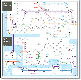 Chongqing metro subway map